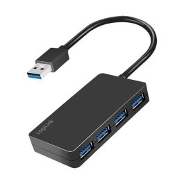 LogiLink UA0396 Hub USB 3.2 Gen 1 de 4 Puertos Tipo A, Velocidad 5 Gbps, Cable de 15 cm, Negro Precio: 28.556. SKU: B1HE3SSW75