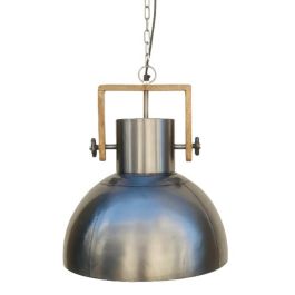 DKD Home Decor Lámpara de Techo Plateado Marron Hierro Mango 40 x 47 x 40 cm Precio: 56.99000054. SKU: S3031602