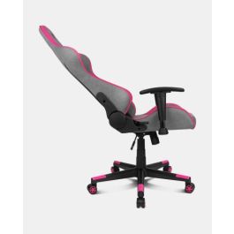 Drift DR90 PRO Silla para videojuegos de PC, Asiento acolchado Gris y Rosa
