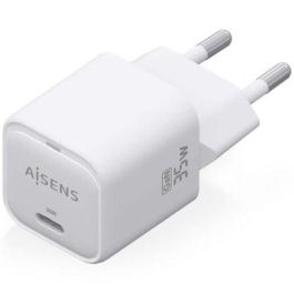 AISENS - CARGADOR GaN 35W, 1xUSB-C PD3.0 QC4.0, BLANCO