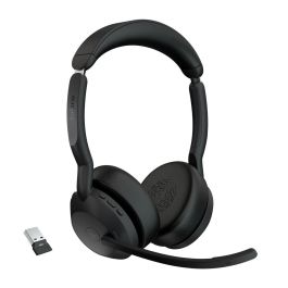 Jabra Evolve2 55 MS Stereo USB-A Auriculares Inalámbricos para Oficina y Centro de Llamadas, Optimizados para Microsoft Teams