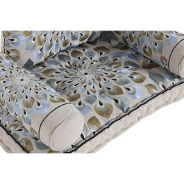 Sillon DKD Home Decor Azul Beige 55 x 18 x 90 cm Set de 4 Sillon DKD Home Decor Azul Beige 55 x 18 x 90 cm Set de 4
