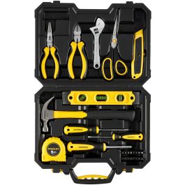 STANLEY STHT78050-1 Kit de Herramientas de 28 Piezas con Estuche de Plástico Negro y Amarillo