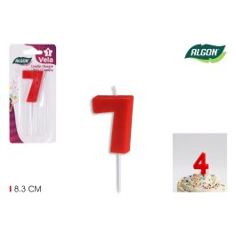 Vela Roja N.7 Algon - Decoración y Aromatizante (36 Unidades) Precio: 7.79000057. SKU: B14T57TDJR