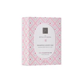 Rituals The Ritual of Sakura Shampoo & Body Bar - Pastilla limpiadora para piel y cabello, 100 gr