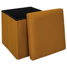 Caja-Puf Plegable Atom Mostaza Home Deco Factory Precio: 18.49999976. SKU: B1A7Y8ENL8