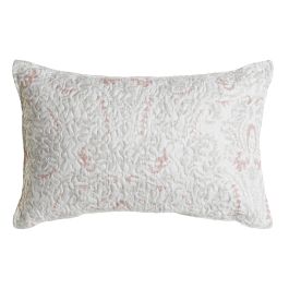 Cojin Romantico DKD Home Decor Blanco 10 x 40 x 60 cm