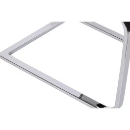 DKD Home Decor Silla de Comedor Moderna | Negro | Materiales: Metal, PU | Dimensiones: 59 cm (Ancho) x 45 cm (Profundo) x 102 cm (Alto)