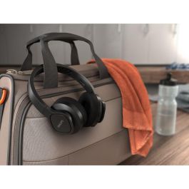 Philips TAA4216BK/00 Auriculares Diadema Inalámbricos y Alámbricos Bluetooth 5.0 USB-C 3.5mm Llamadas Música Negros IP55 Plegables 35h Batería
