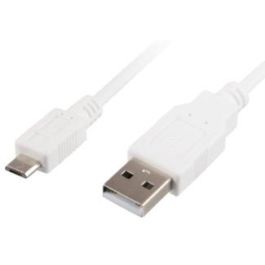Sharkoon Cable USB 2.0 A a Micro-B, Macho/Macho, 1.5m, 480 Mbit/s, Blindaje Mylar, Blanco Precio: 15.49999957. SKU: B1ETPW88E5