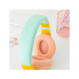 Mr Wonderful Auriculares Bluetooth Always Good Vibes Inalámbricos con Micrófono y Diadema Ajustable Compatibles con Móviles y Consolas