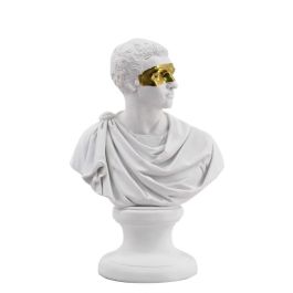 DKD Home Decor Figura Busto Moderna Resina Blanco y Dorado, Altura 33 cm, Colección de 4 Unidades para Decoración del Hogar Precio: 63.162. SKU: B1EDNFKLGL