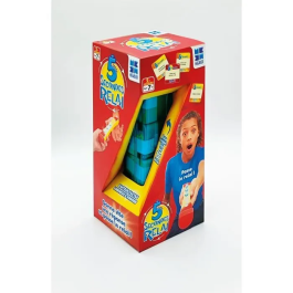 Megableu Relé de 5 Segundos - Juego de Mesa Electrónico para +7 años y 3+ jugadores