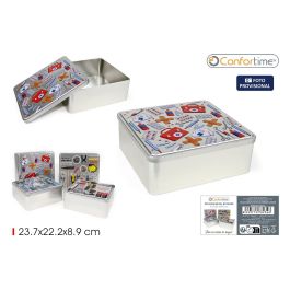Estuche metálico para botiquín 23.7 x 8.9 cm - Inde (12 Unidades) Precio: 63.89000013. SKU: B1EQEQDJZR