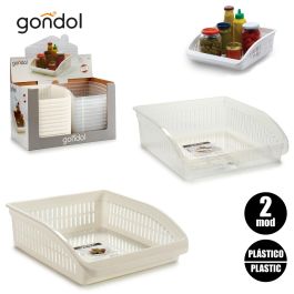Organizador de Cocina Blanco Gondol 26x8.5x29 cm - Plástico (24 Unidades)