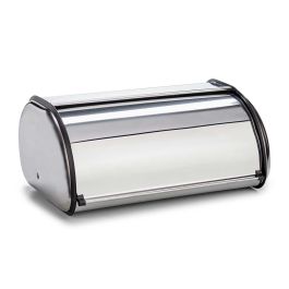 Kinvara Panera de Acero Inoxidable con Tapa Deslizante 43x28x19 cm (4 Unidades) Kinvara Panera de Acero Inoxidable con Tapa Deslizante 43x28x19 cm (4 Unidades)