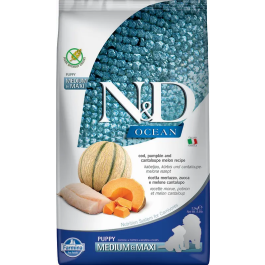 Farmina N&D Dog Ocean Puppy Bacalao Pumpkin Medium Maxi 2,5 kg pienso para perros Precio: 26.3208. SKU: B1CHWZCNCJ