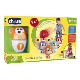 Juego de bolos animales con pelota 11x15x9 cm