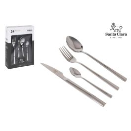 Cubertería 24 piezas acero inoxidable Santa Clara (6 Unidades) Precio: 305.2104. SKU: B19H5KJKJV