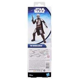 Hasbro G2688 Star Wars Titan Series Figura Mandaloriano 30 cm Articulada con Bláster y Capa Removible, Juguete de Acción para Niños