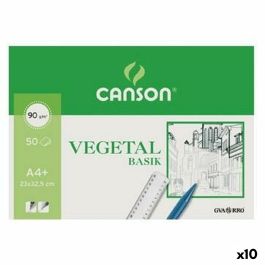 Papel Vegetal Canson A4+ 50 Hojas (10 Unidades) Papel Vegetal Canson A4+ 50 Hojas (10 Unidades)