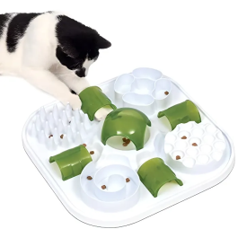 Catit Rompecabezas Interactivo de Alimentación Lenta para Gatos con 6 Actividades Divertidas Precio: 28.9963553. SKU: B1F87LTF94