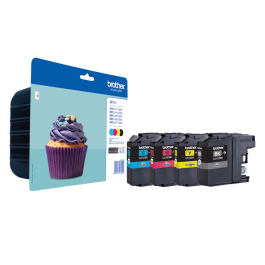 BROTHER Pack cartuchos Negro, Cian, Magenta y Amarillo MFC-J4410DW/MFC-J4510DW, 600 pag