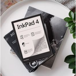Pocketbook readers InkPad 4 - Ebook 7.8 Pulgadas, Pantalla E Ink Carta 1200, 32GB, Resistente al Agua IPX8, SMARTlight
