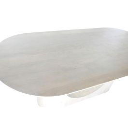 Mesa de Comedor Home ESPRIT Blanco Madera de mango 220 x 100 x 76 cm Mesa de Comedor Home ESPRIT Blanco Madera de mango 220 x 100 x 76 cm