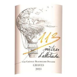 113 metros de altitud 2019 Graves - Vino blanco de Burdeos