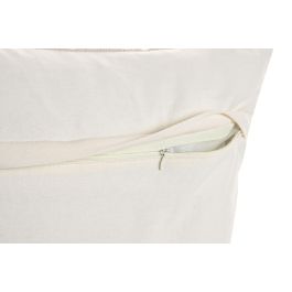 DKD Home Decor India 24 Cojin Boho Crudo 45 x 45 cm (2 Unidades) Bordado a Mano Algodon