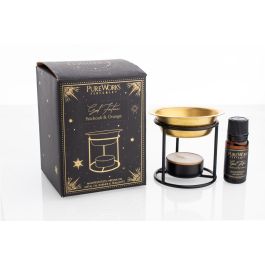Quemador Indio DKD Home Decor Negro Dorado 9 x 11.5 x 9 cm Set de 4 (2 Unidades) Quemador Indio DKD Home Decor Negro Dorado 9 x 11.5 x 9 cm Set de 4 (2 Unidades)