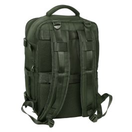 Safta Mochila de Viaje para Cabina de Avión y Portátil 15,6'' Real Betis Balompié - Color Verde, Dimensiones 440x290x190 mm