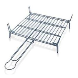 Parrilla Doble Zincada con Patas, Rejilla de Cocina para Hornear y Asar, 45 x 50 cm, Complemento de Vajilla y Utensilio de Cocina Precio: 22.49999961. SKU: B19PH226ZC