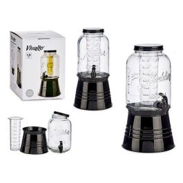 Jarra con soporte y enfriador Vivalto 3800 ml negro, 20x37x20 cm (6 Unidades) Precio: 80.50000046. SKU: S3607680