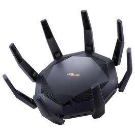 ASUS RT-AX89X Router WiFi 6 AX6000 Dual Band Negro 8 Antenas 2.4GHz 5GHz Ethernet MU-MIMO Mesh 2 Puertos USB 3.0
