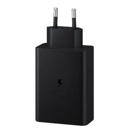 Samsung EP-T6530NBEGEU Cargador de Pared 65W Triple Puerto para Carga Rápida con 2x USB-C y 1x USB-A Negro