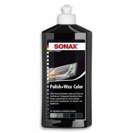 Sonax SX02961000 Abrillantador + Cera Negra 500 mL para Pintura Negra, limpia, restaura brillo intenso y camufla arañazos.