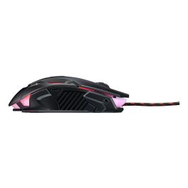 Acer Ratón Gaming Nitro Nmw200 Negro, Óptico 7200 DPI, 6 Botones, Retroiluminación LED 7 Colores, Cableado USB