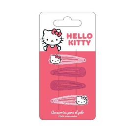 Cerdá Clips para Pelo Hello Kitty 4 Piezas Fuchsia Niña +3 Años