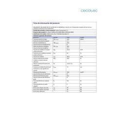 Cecotec Campana Convencional 60 cm Bolero Flux TT 605500 Glass negra A++ cristal