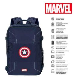 Karactermania Mochila Capitán América Gears 33 x 23 x 47 cm Poliéster Impermeable con Compartimento Portátil