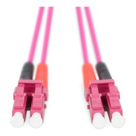 Digitus LWL Patchkabel LC -> LC 1.00m Multimode Duplex OM4 Fibra Óptica Multimodo Violeta 2mm LSZH