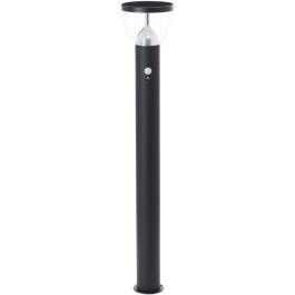 Poste de exterior - BRILLIANT - TULIP - LED y solar - Detector de movimiento - Acero inoxidable y plástico - 4 W - Negro Poste de exterior - BRILLIANT - TULIP - LED y solar - Detector de movimiento - Acero inoxidable y plástico - 4 W - Negro