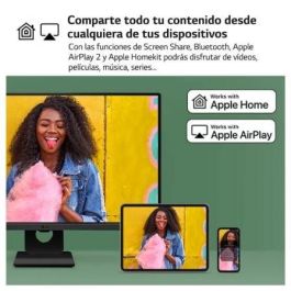 LG MyView 27SR50F-B Smart Monitor 27 pulgadas Full HD 1080p IPS Smart TV webOS 23 HDR10 Altavoces estéreo y conectividad multimedia Negro