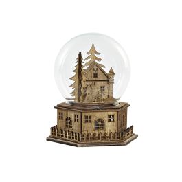 DKD Home Decor Decoración Luminosa Navidad Alpina LED Cristal Madera Natural Transparente 13x16.5x15 cm 3 pilas AAA Precio: 13.78674. SKU: B1EGJJ38SN