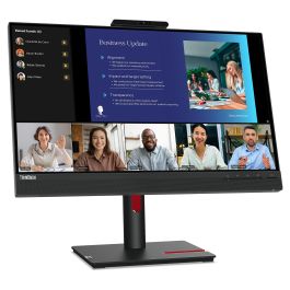 Lenovo T24v-30 Monitor 61cm/24" 1920x1080 FHD IPS 75Hz Webcam Altavoces Negro