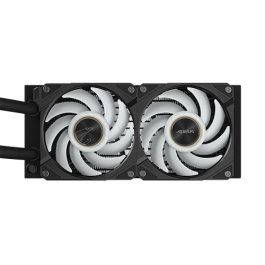 GIGABYTE Refrigeración líquida AIO AORUS WATERFORCE X II 240 para CPU - 2 ventiladores ARGB de 120 mm, pantalla LCD a todo color, mecanismo de bloqueo magnético, DAISY-CHAIN, compatible con Intel LGA 1700 y AMD AM5, garantía de 6 años GIGABYTE Refrigeración líquida AIO AORUS WATERFORCE X II 240 para CPU - 2 ventiladores ARGB de 120 mm, pantalla LCD a todo color, mecanismo de bloqueo magnético, DAISY-CHAIN, compatible con Intel LGA 1700 y AMD AM5, garantía de 6 años