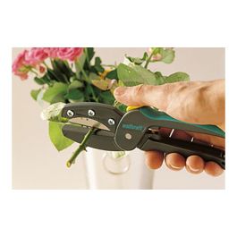 Wolfcraft Cortador Universal Megacut S, Cuchilla Acero Inoxidable Doble Filo para Materiales Gruesos, Mango Ergonómico, 61mm, Recambio Incluido