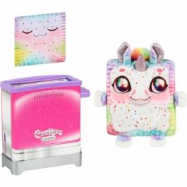 Cookeez Makery MOO0630996235041 Toasty Treatz - Peluche Suave Perfumado con Forma de Tostada y Tostadora Interactiva Juguete